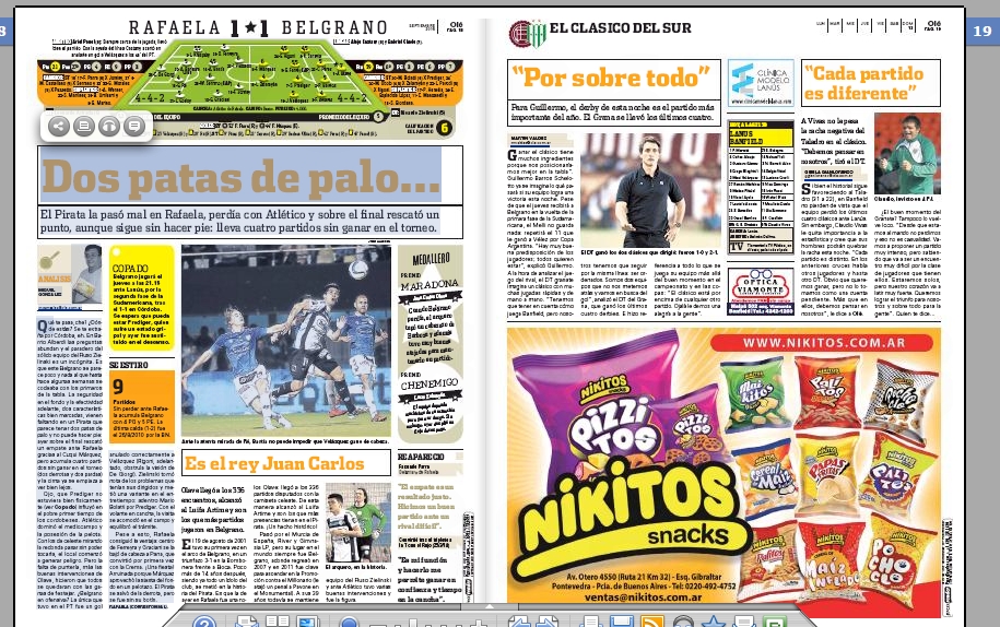 Nikitos - Novedades - CAMPAÑA NACIONAL NIKITOS SNACKS DIARIO OLE SUPER CLASICO