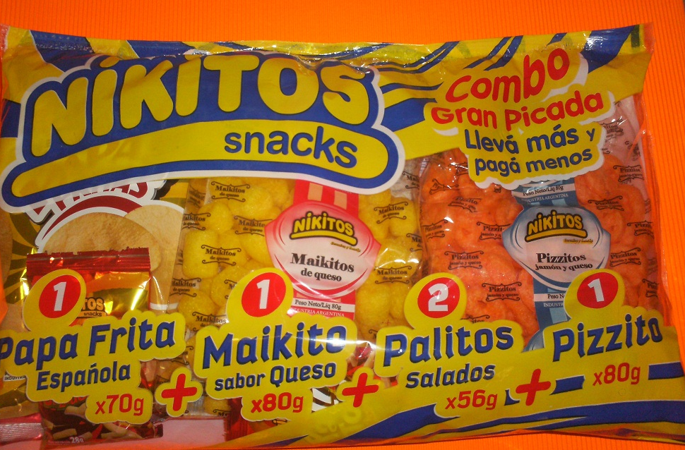 Nikitos - Novedades - COMBO SNACK NIKITOS